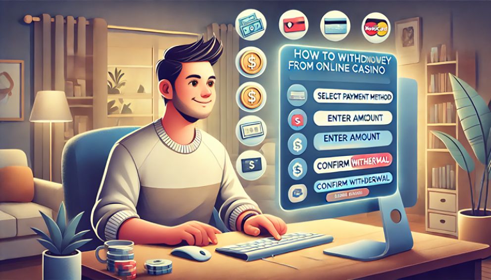 Ways to Take Money Out from Online Casinos