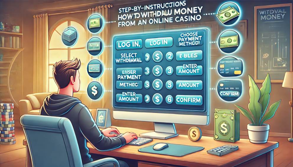 Here’s a simple guide on how to withdraw money from an online casino: